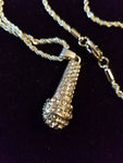 Afterglow92416 Microphone Necklace  (Gold)