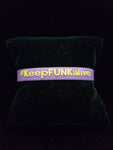 Keep FUNK Alive, Glow in the Dark, Silicone Wristband